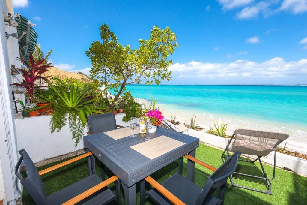 Watalibi - Beachfront Apartment Grand-Case Bagian luar foto