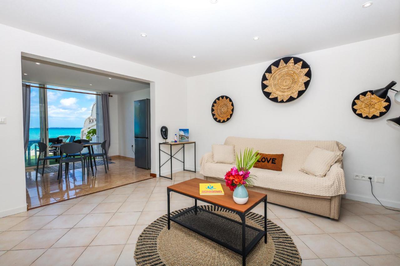 Watalibi - Beachfront Apartment Grand-Case Bagian luar foto